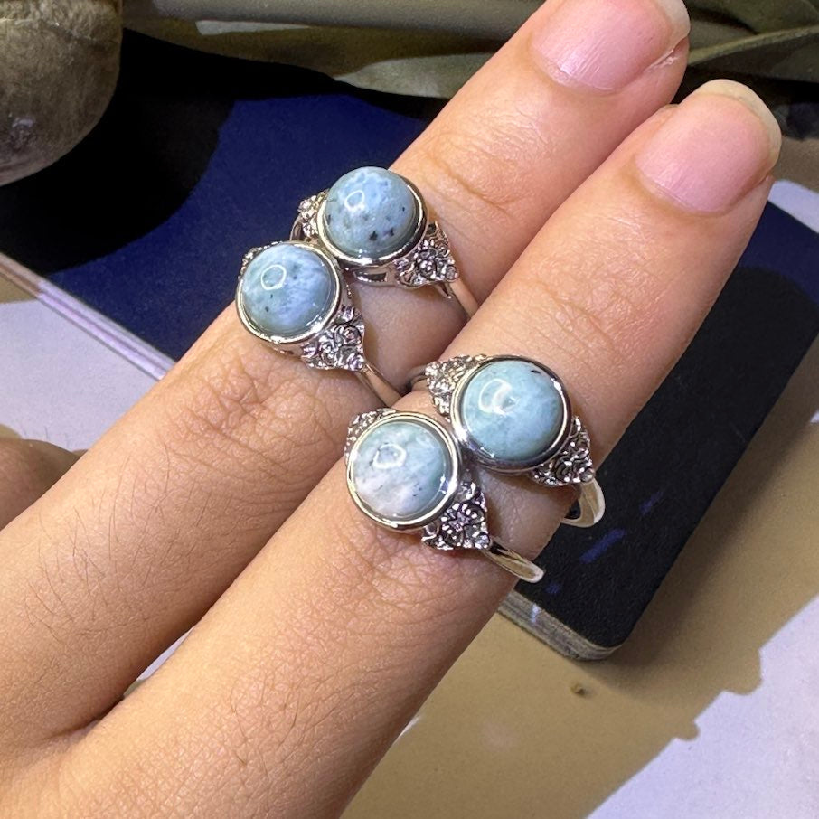 Larimar Rings