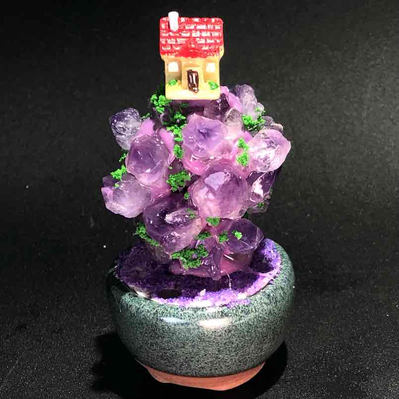 Amethyst Plant Decor