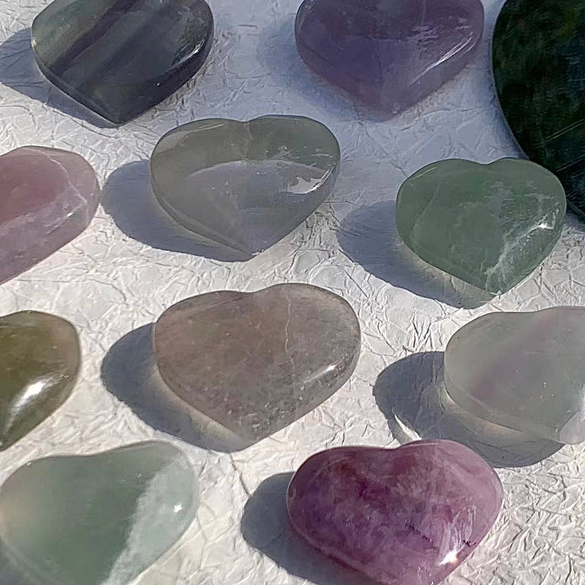 Bigger Fluorite Hearts