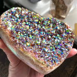 Angel Aura Heart Shaped Crystal