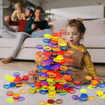 Children's jenga building block toy