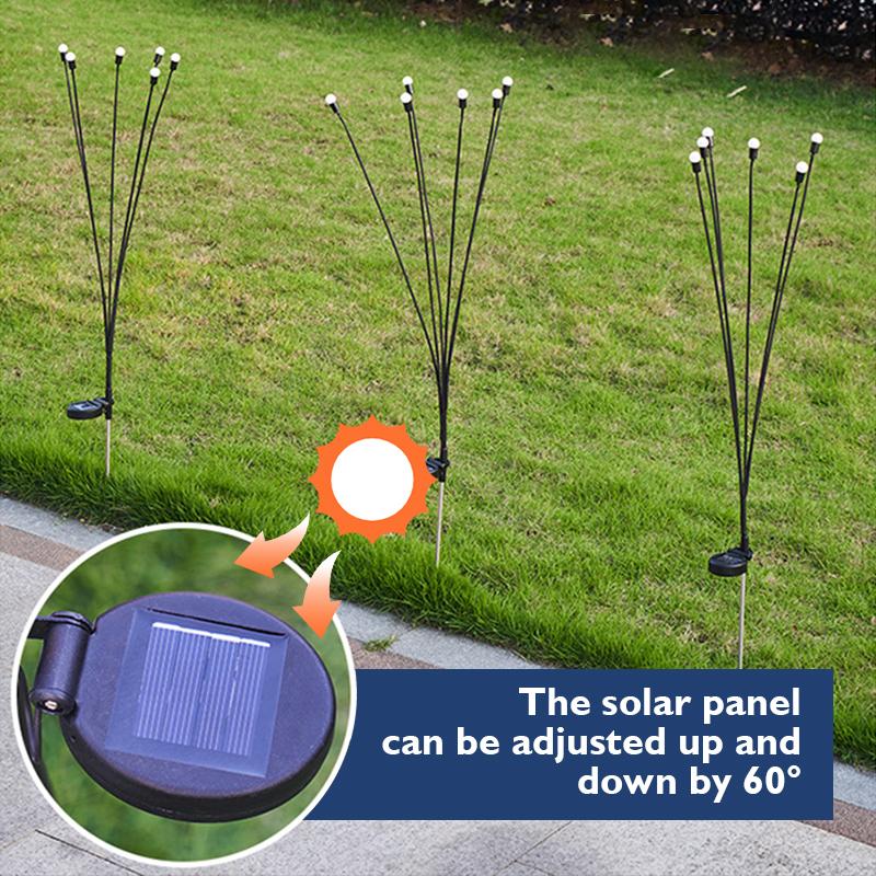 Solar Garden LED Firefly Plug-in Light