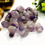 1 lb Amethyst Tumbled Gemstones - Medium (TS-22)