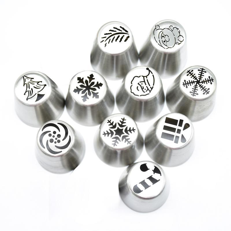 Christmas Nozzle Set (10 PCS）