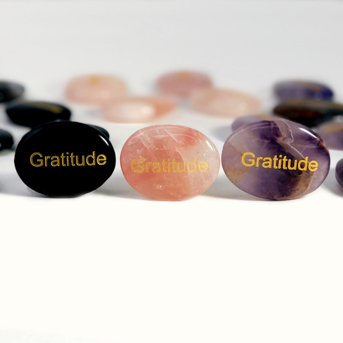 Gratitude Crystal Worry Stones