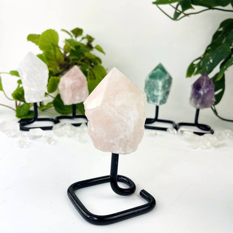 Semi Polished Points on Metal Stand - Home Decor (RK3)