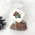 Raw Red Jasper Stones - Tied & Tagged in an Organza Bag