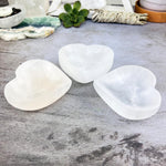 Selenite Heart Bowl - Charging Station