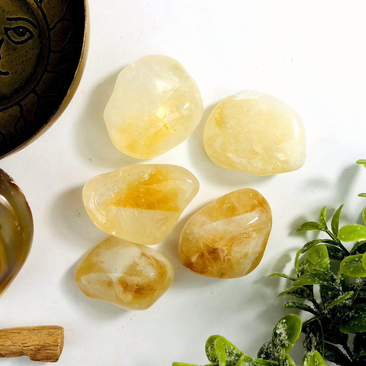 Citrine Crystal Tumbled Gemstones