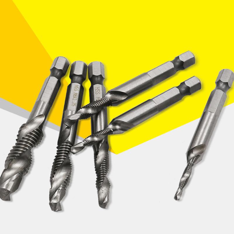 Multifunctional One-Piece Tap Drill Bits 6PCS (M3 - M10)