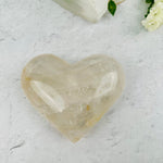 Crystal Quartz Heart - OOAK