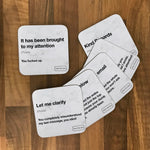 Funny Office Email Definitions Coasters - Set of 6