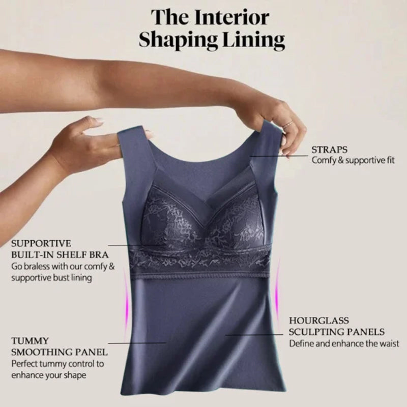 2-in-1 Built-in Bra Thermal Underwear