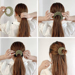 Lazy Bird's Nest Plate Hairpin