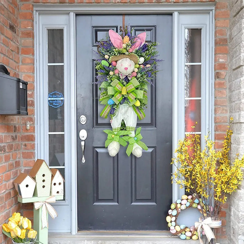 Easter Bunny Colorful Wreath