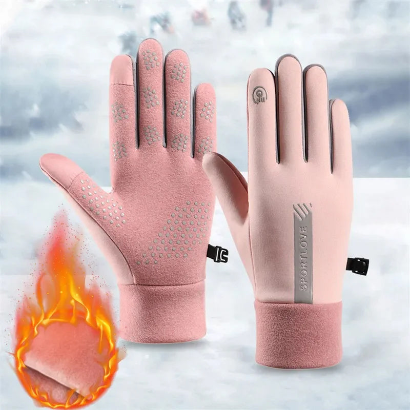 Waterproof Finger Touch Screen Non-Slip Cold Resistant Gloves