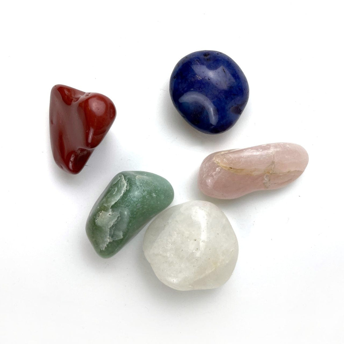 5 Large Tumbled Gemstones - Assorted Mix