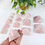 Rose Quartz Pyramids - BY WEIGHT (OF1-S25)