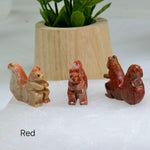 Soapstone Squirrel Carving from Peru - You Choose Color