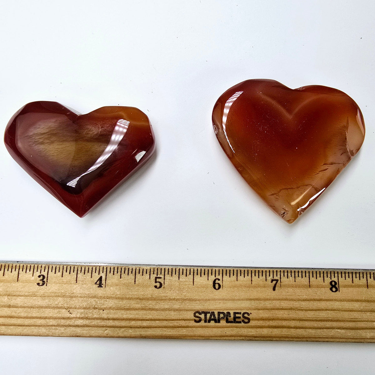 Carnelian Crystal Hearts - You Choose #2