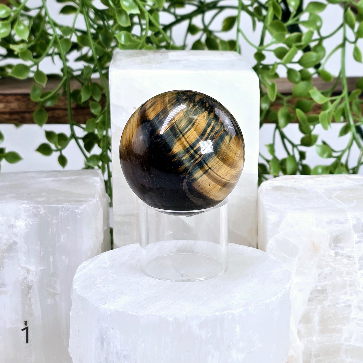 Tigers Eye Polished Crystal Sphere - You Choose