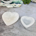 Selenite Heart Bowl - Charging Station