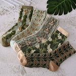 Women's Floral Cotton Socks