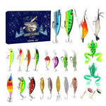 24 Days Christmas Countdown Fish Tackle Set