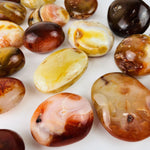 Carnelian Agate Tumbled Stone - Palm Stones