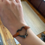 Handmade Love Horseshoe Nail Bracelet