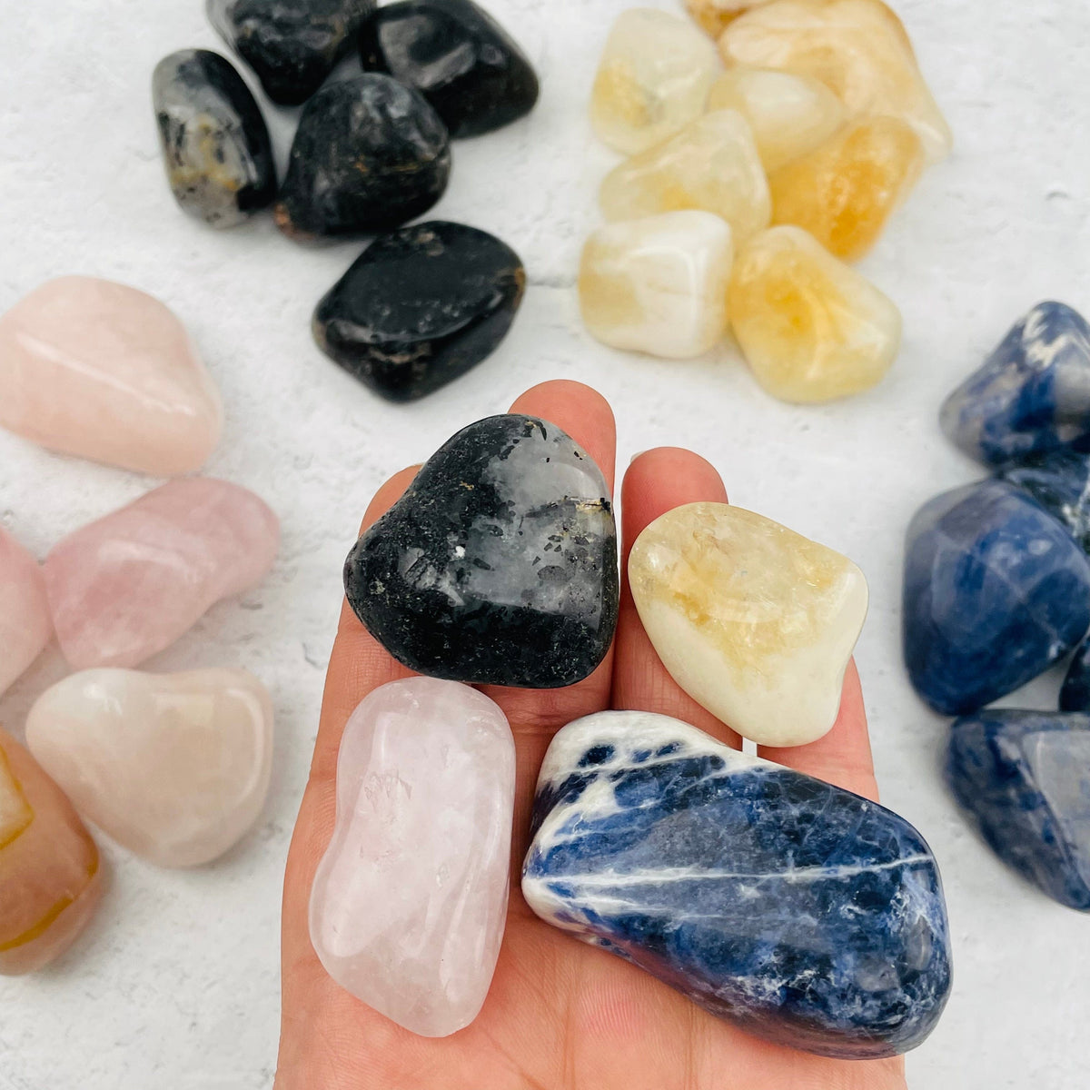 Tumbled Crystal Stones by Weight - 1/2 or 1 lb Bag