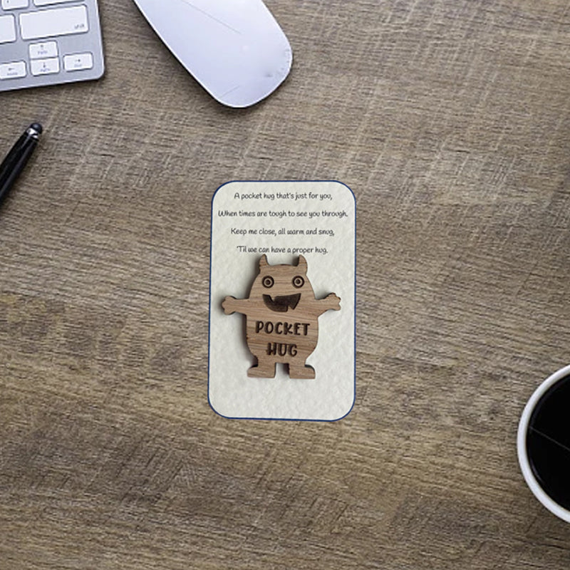 Pocket Hug Wooden Token