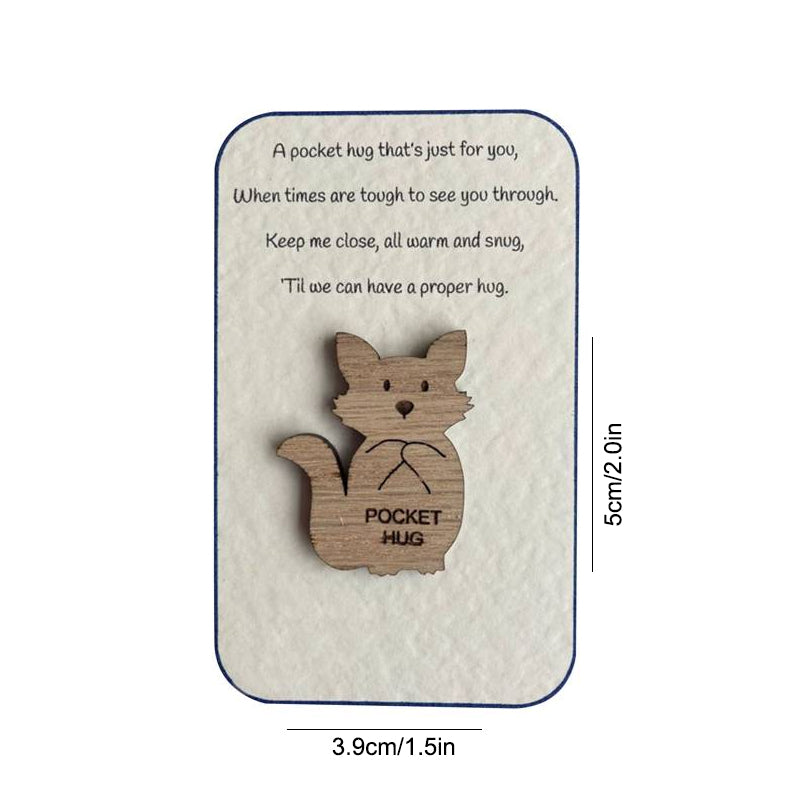 Pocket Hug Wooden Token