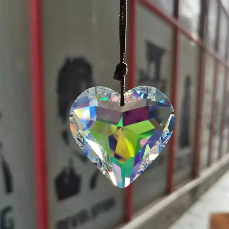 Hanging Heart Suncatcher Prism Crafts