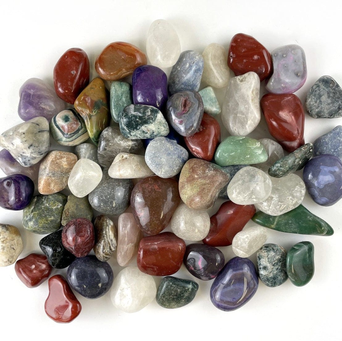 5 Large Tumbled Gemstones - Assorted Mix