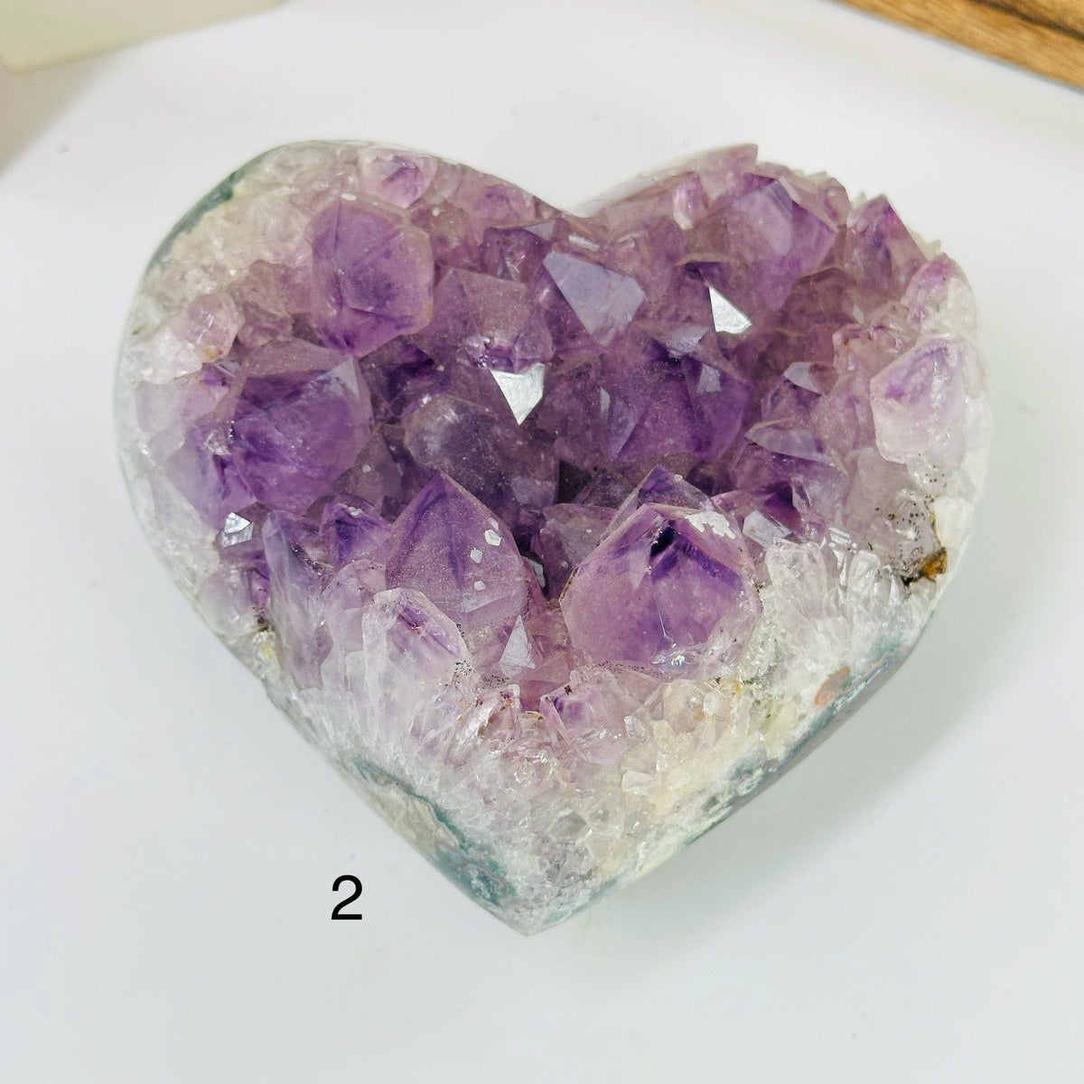 Amethyst Crystal Heart YOU CHOOSE Mother's Day Gift