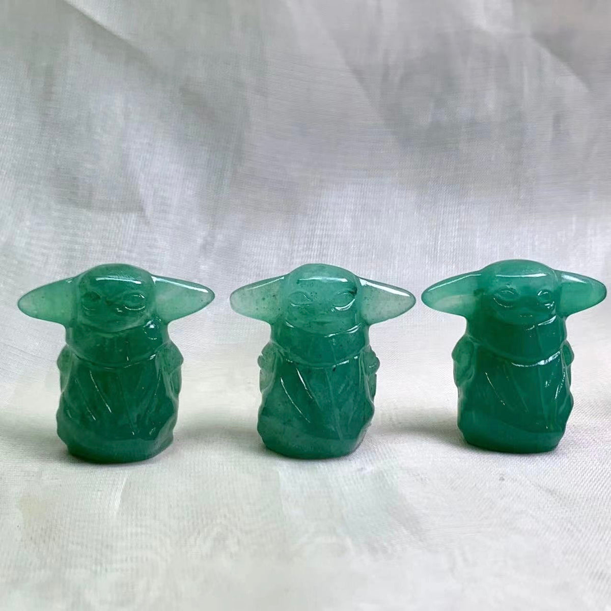 Green Aventurine Baby Yoda 3cm