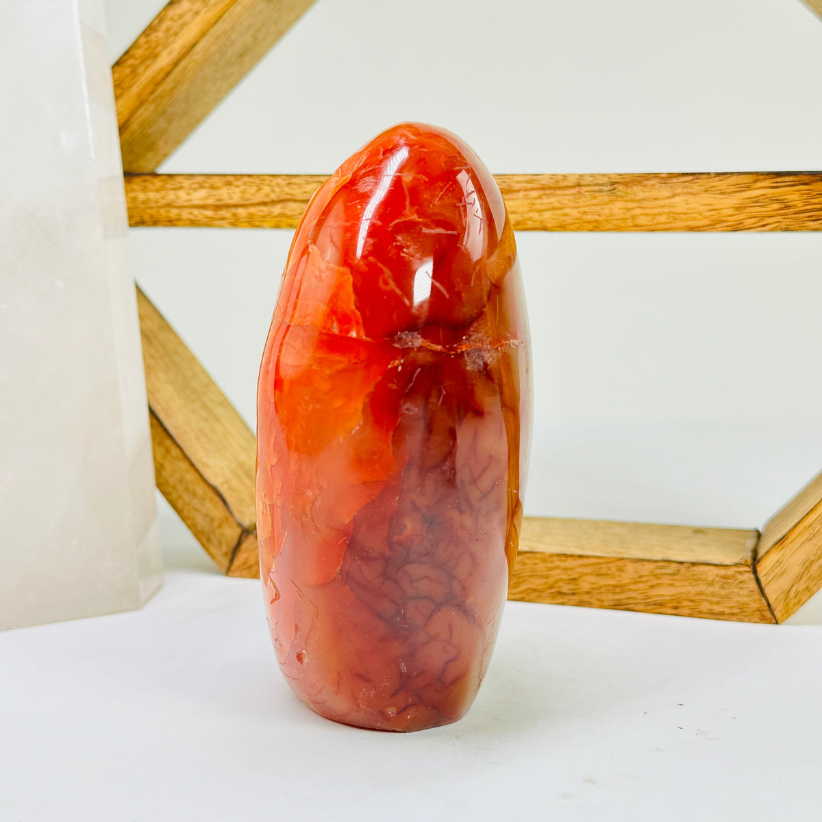 Carnelian Crystal Cut Base AS IS