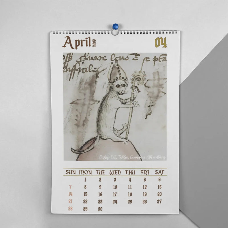 2024 Weird Medieval Cats Calendar