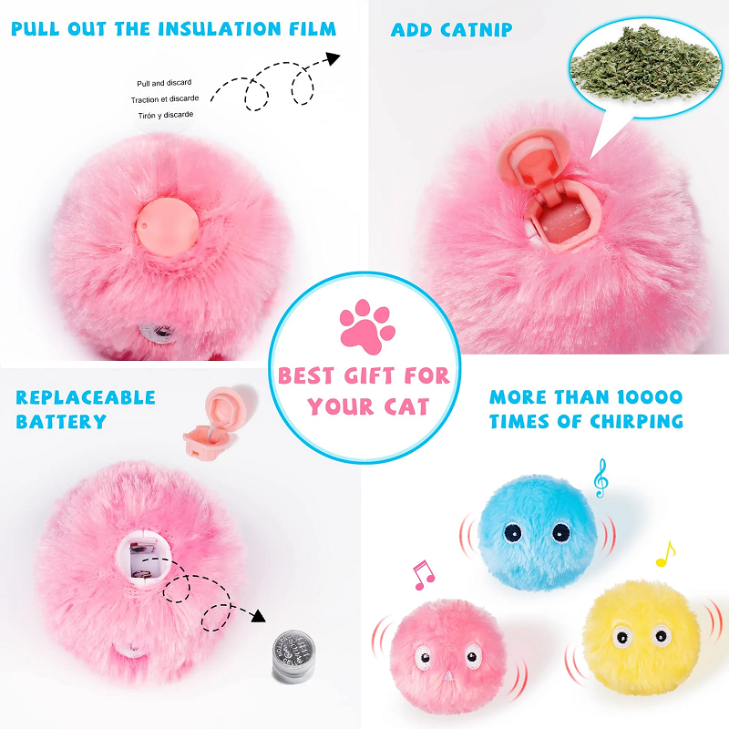 Fluffy Plush Ball Toys