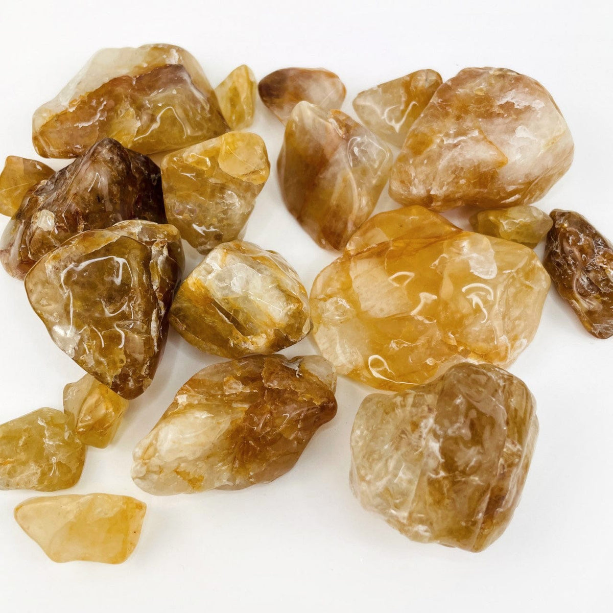 Golden Healer Quartz Polished Tumbled Stones - YOU CHOOSE Weight