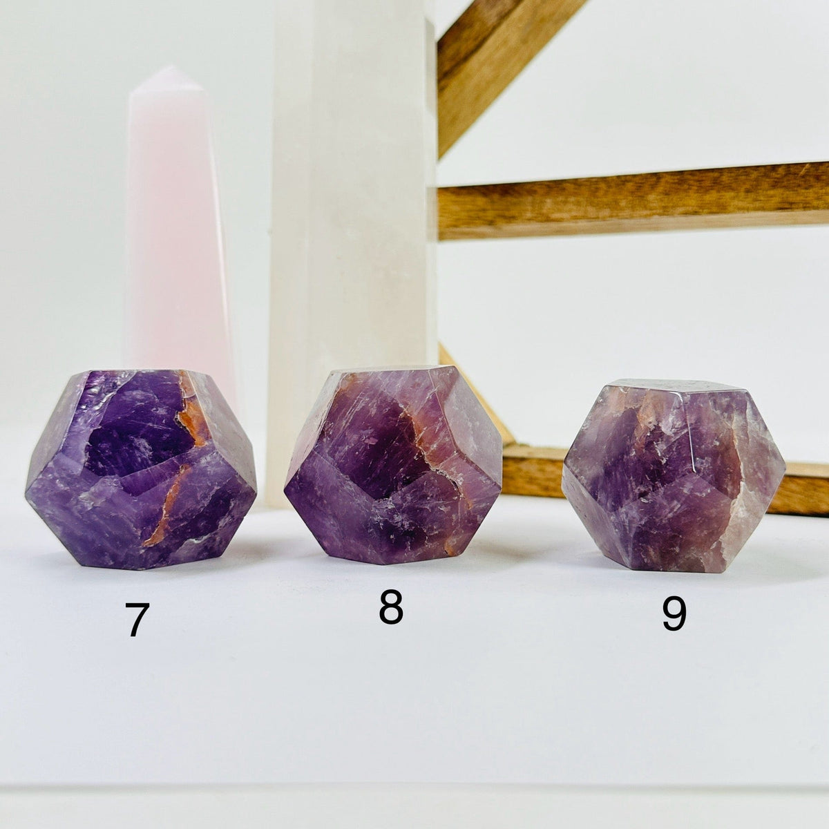 Amethyst Crystal Dodecahedron YOU CHOOSE