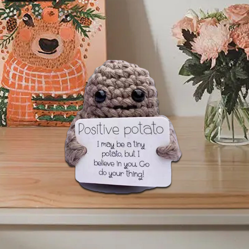 🥔Funny Gift Knitted Positive Potato🥔