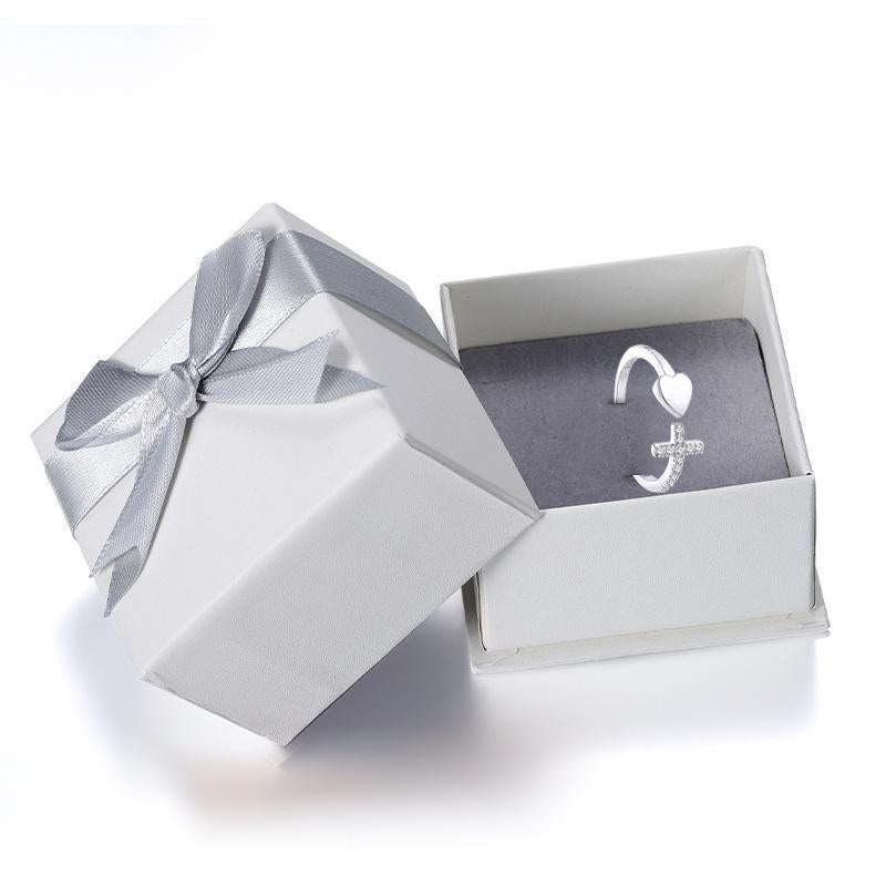 Love S925 Sterling Silver Cross Ring