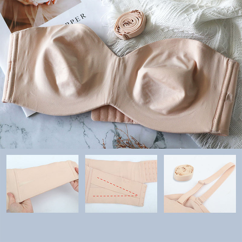 Pre-Sale>>Full Support Non-Slip Convertible Bandeau Bra