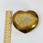 Agate Crystal Heart with Druzy YOU CHOOSE