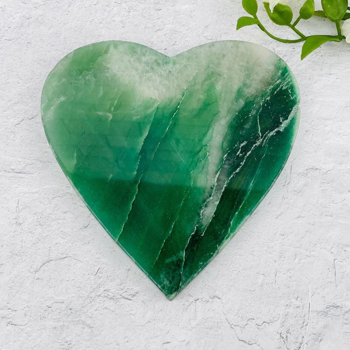 Large Gemstone Heart Slice - You Choose Stone