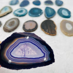 Agate Slices - Triple Drilled - Size #000 & #00 - Crafts and Jewelry Supplies - Choose Color and Qty