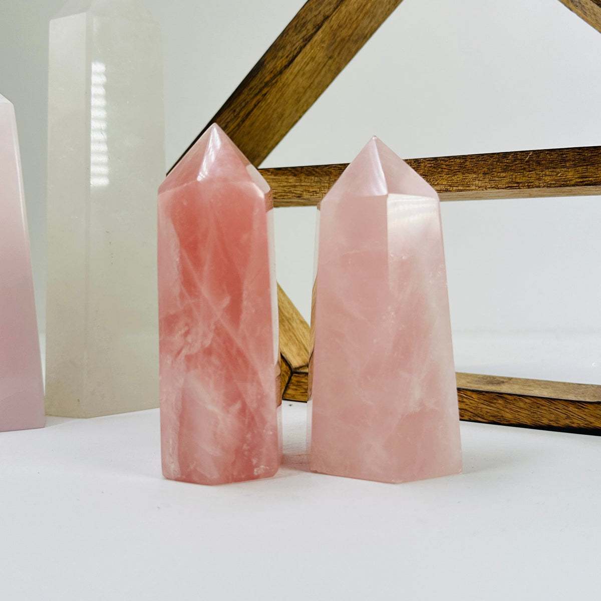 Rose Quartz Polished Crystal Points YOU CHOOSE