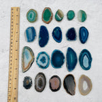 Agate Slices - Triple Drilled - Size #000 & #00 - Crafts and Jewelry Supplies - Choose Color and Qty